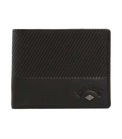 BILLABONG MENS HELSMAN RFID FLIP WALLET - BLACK