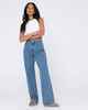 RUSTY LADIES HIGH BAGGY JEAN - SEA BLUE