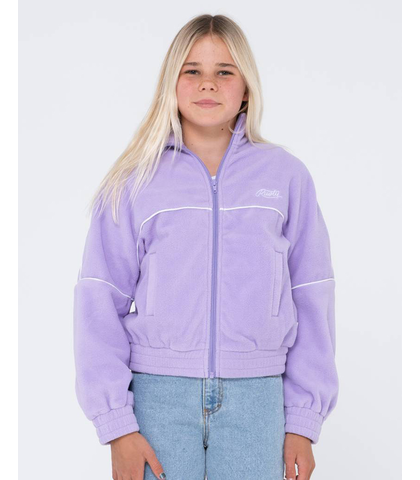 RUSTY GIRLS POLAR ZIP THROUGH FLEECE - LAVENDER