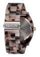 NIXON TIME TELLER ACETATE WATCH - PINK TORTOISE / MOTHER OF PEARL