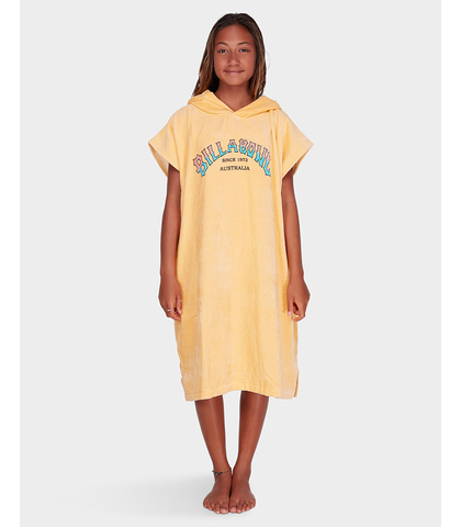 BILLABONG GIRLS WAKE UP HOODED TOWEL - SUNDREAM