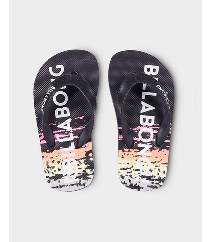 BILLABONG GROMS STATIC JANDAL - BLACK
