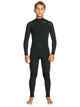 QUIKSILVER BOYS PROLOGUE 4/3 BACKZIP GBS STEAMER - BLACK