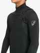 QUIKSILVER BOYS PROLOGUE 4/3 BACKZIP GBS STEAMER - BLACK