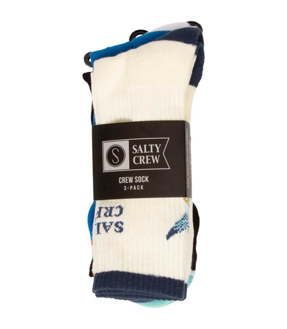 SALTY CREW TAILED SOCK 3 PACK - SIZE 7-11