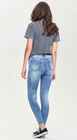 JUNK FOOD JEANS - GRACE / NO RIPS - BLUE