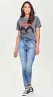 JUNK FOOD JEANS - GRACE / NO RIPS - BLUE