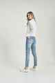 JUNK FOOD JEANS - KAITLIN / NO RIPS - BLUE