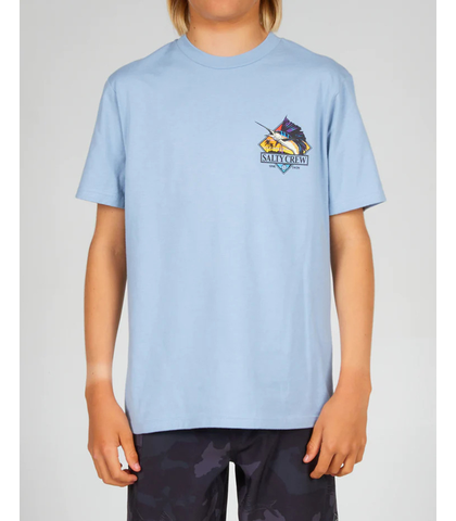 SALTY CREW BOYS GONE SAILING TEE - MARINE BLUE