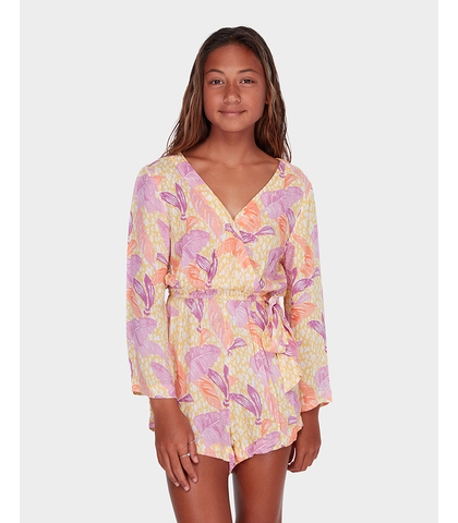 BILLABONG TEEN GIRLS - LOVE PALM PLAYSUIT
