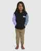 BILLABONG GROMS COLOUR BLOCK POP HOODY - WASHED BLUE