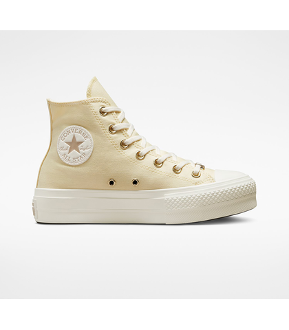 CONVERSE CHUCK TAYLOR LIFT HIGH - POTATO SALAD / LIGHT GOLD