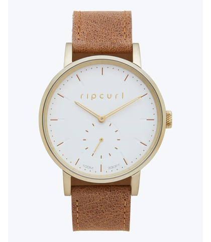 RIPCURL CIRCA WATCH - GOLD / LEATHER