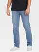 VOLCOM MENS SOLVER DENIM JEANS - OLD TOWN INDIGO