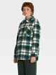 VOLCOM LADIES SILENT SHERPA JACKET - DARK PINE