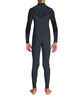 O'NEILL BOYS HYPERFREAK FIRE 4/3 CHEST ZIP STEAMER - GUNMTL/BLK/BLK