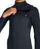 O'NEILL BOYS HYPERFREAK FIRE 4/3 CHEST ZIP STEAMER - GUNMTL/BLK/BLK