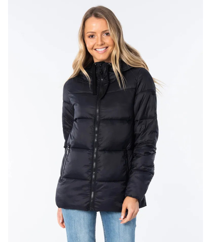 RIPCURL LADIES ANTI SERIES INSULATED JACKET - BLACK