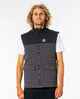 RIPCURL MENS ANTI SERIES RIDGE VEST - WASHED BLACK