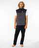 RIPCURL MENS ANTI SERIES RIDGE VEST - WASHED BLACK