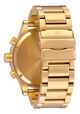 NIXON 51-30 CHRONO V1 WATCH - ALL GOLD / BLACK