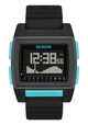 NIXON BASE TIDE PRO WATCH - ALL BLACK / BLUE