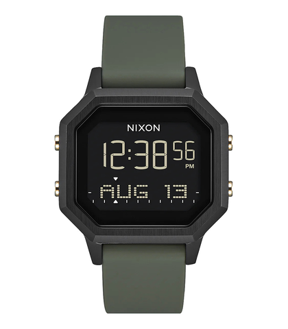 NIXON SIREN SS WATCH - BLACK / FATIGUE