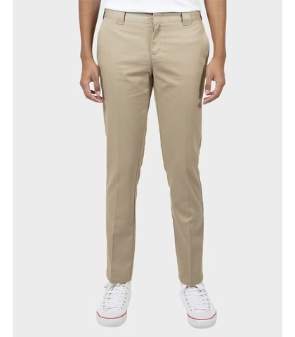 DICKIES WE872 SLIM TAPERED PANT - KHAKI - Mens-Bottoms : Sequence Surf ...