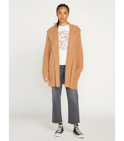 VOLCOM LADIES HOMEWARD BOUND II KNIT - VINTAGE BROWN