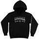 THRASHER BARBED WIRE HOOD - BLACK
