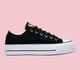 CONVERSE CHUCK TAYLOR ALL STAR LIFT LOW - BLACK / WHITE