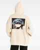 HURLEY LADIES KRIS CHAU PULLOVER HOODY - OAK MILK