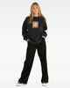 HURLEY LADIES WORLD WIDE CREW - BLACK
