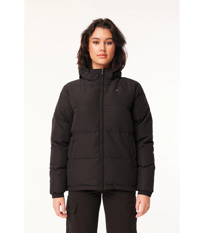 HUFFER LADIES CLASSIC DOWN PUFFER JACKET - BLACK