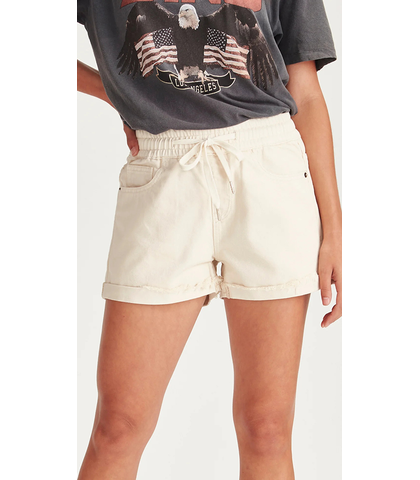 JUNK FOOD JEANS - SIERRA SHORTS - ECRU