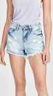JUNK FOOD JEANS - SOFIA SHORTS - BLUE