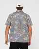 RUSTY MENS PEKING S/S DRESS SHIRT - BLUE SPRUCE
