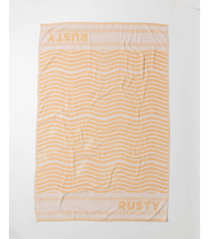 RUSTY LADIES GO WITH THE WAVES TOWEL - SAND