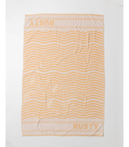 RUSTY LADIES GO WITH THE WAVES TOWEL - SAND