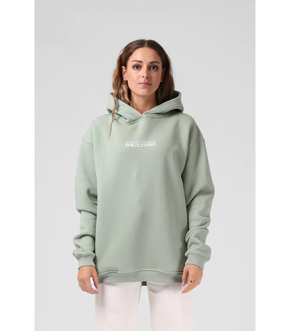 RPM LADIES REVERSE OVERSIZE HOOD - SAGE