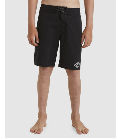 BILLABONG BOYS RIOT LAYBACK BOARDSHORT - WASHED BLACK