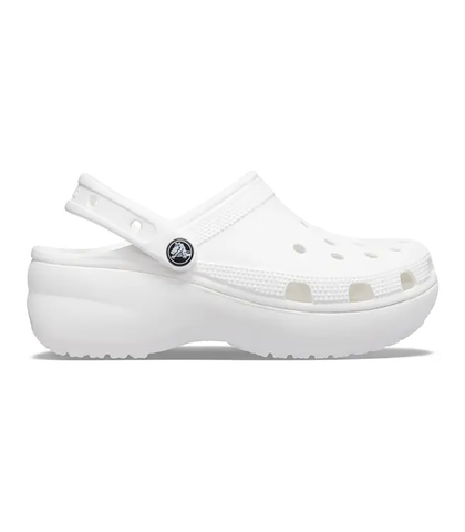 CROCS CLASSIC PLATFORM CLOG - WHITE