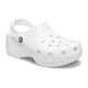 CROCS CLASSIC PLATFORM CLOG - WHITE