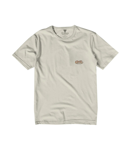 VISSLA MENS VISUALS ORGANIC S/S TEE - BONE