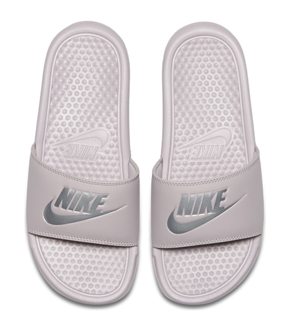 NIKE SB LADIES BENASSI SLIDE - PINK/SILVER