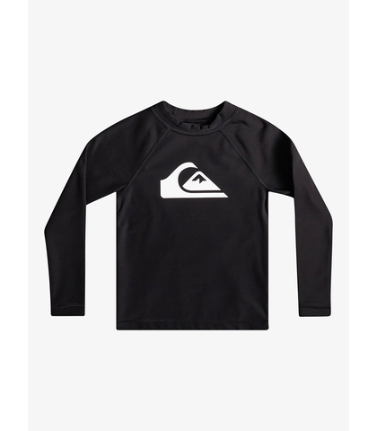 QUIKSILVER GROMS HEATER L/S RASHSHIRT - BLACK