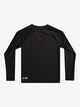 QUIKSILVER GROMS HEATER L/S RASHSHIRT - BLACK