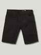 VOLCOM MENS SOLVER LITE 5 POCKET WALKSHORTS - BLACK