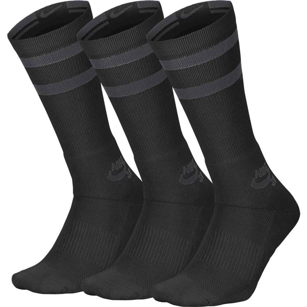 NIKE SB 3 PACK CREW SOCKS - - NIKE 6.0 S18