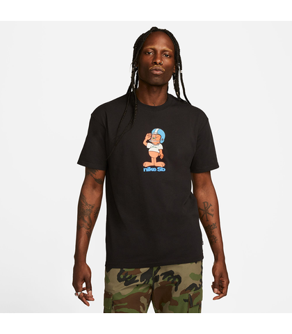 NIKE SB SALUTE TEE - BLACK